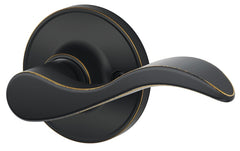 Schlage J Series J170SEV716RH Dummy Lever, Mechanical Lock, Aged Bronze, Lever Handle, Metal, Residential, Grade 3 Grade