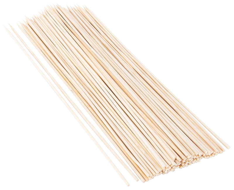 Omaha 100 Pc Bamboo Skewers, 12 in L, Bamboo