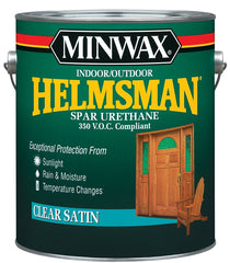 Minwax Helmsman 132200000 Spar Urethane Paint, Satin, Liquid, 1 gal, Pail