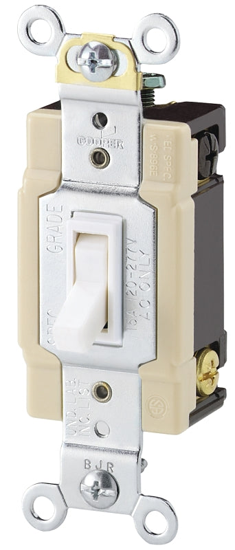 SWITCH TOGGLE 4WAY WHITE 15A