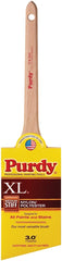 Purdy XL Dale 144080330 Angular Trim Brush, 3 in W, 2-15/16 in L Bristle, Nylon/Polyester Bristle, Rat Tail Handle