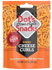 Dot's Homestyle Pretzels 6003 Curl Pretzel, Cheese Flavor, 3.5 oz