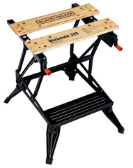 Black+Decker WM225 Workbench with One-Handed Clamp, 24 in OAW, 30 in OAH, 13-1/2 in OAD, 450 lb Capacity