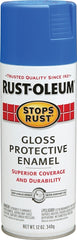 Stops Rust 7724830 Rust Preventative Spray Paint, Gloss, Sail Blue, 12 oz, Can