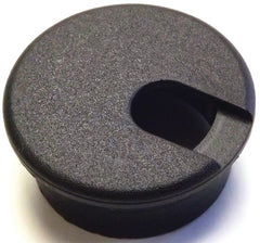 Jandorf 61604 Desk Grommet, 1-1/2 in Dia Cable, Polystyrene, Black