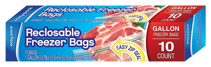 Easy Pack 1311 Freezer Bag, 1 gal Capacity