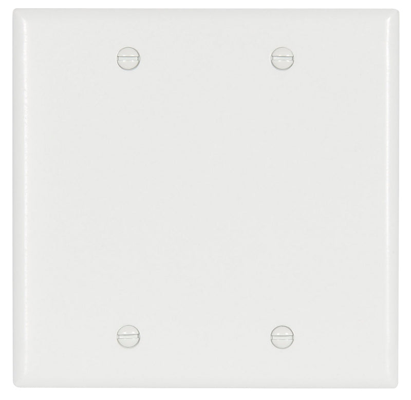 2137W-BOX WHT BLANK PLATE 2G
