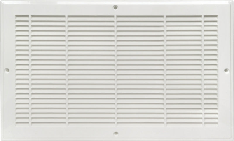 Imperial RG2298 Return Air Grille, 12-1/4 in L, 7-1/4 in W, Polystyrene, White
