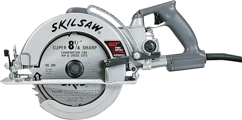 SKIL SPT78W-01/22 Circular Saw, 15 A, 8-1/4 in Dia Blade, 0.813 in Arbor, 0 to 60 deg Bevel