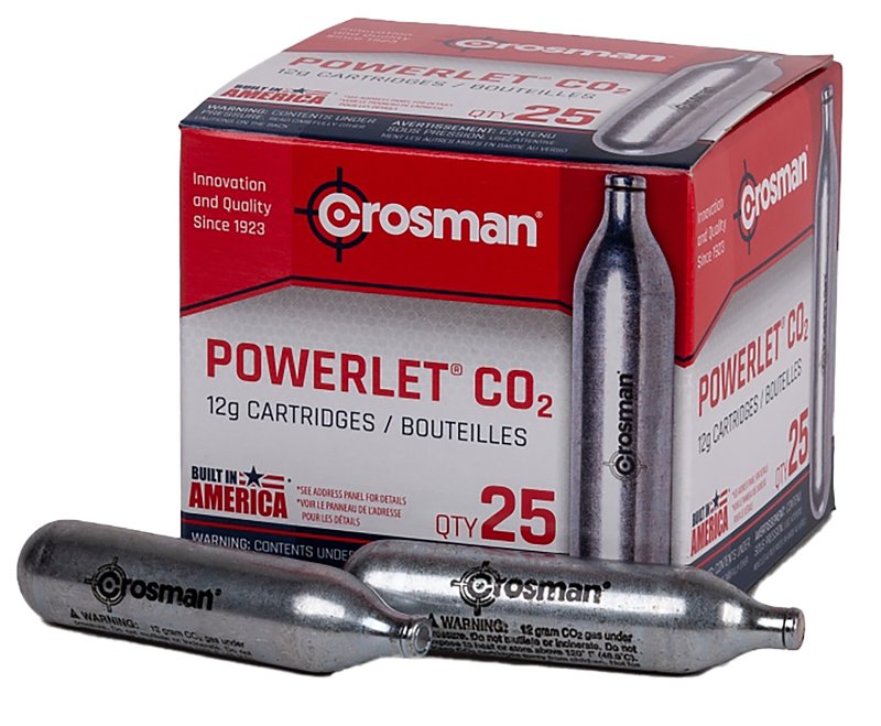 CARTRIDGE CO2 12GRAM 25CT