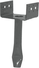 MiTek EPB6608 Elevated Post Base, 6 x 6 in Post/Joist, Steel, Primed