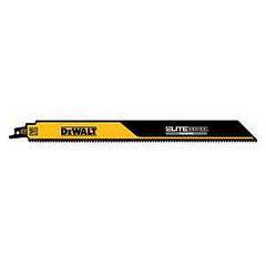 DEWALT ELITE SERIES DWAR12108CT-1 Reciprocating Saw Blade, 1 in W, 12 in L, 8 TPI, Carbide Cutting Edge
