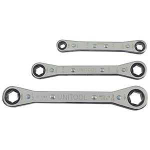 UT1190 3PCS SAE RATCHET SET