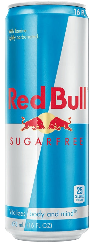 Red Bull RB33673 Energy Drink, Sugarfree Flavor, 16 oz Can