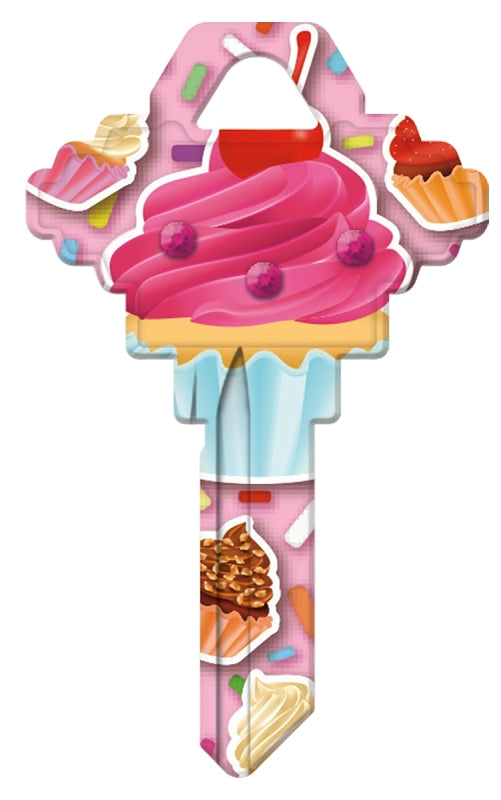 Hy-Ko 15005SC1-CPBL Key Blank, Brass, Nickel, For: Schlage SC1 Keyways