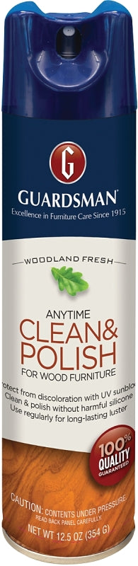 Guardsman 460100 Furniture Polish, 12.5 oz, Can, Woodland Fresh