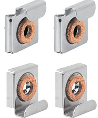 Prime-Line 193674 Mirror Clip Set, Steel, Nickel
