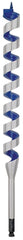 Irwin 3043012 Auger Drill Bit, 15/16 in Dia, 17 in OAL, Twist Flute, 1-Flute, 7/16 in Dia Shank