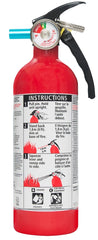 Kidde Home 466294MTL Fire Extinguisher, 2 lb Capacity, Sodium Bicarbonate, 5-B:C, B, C Class