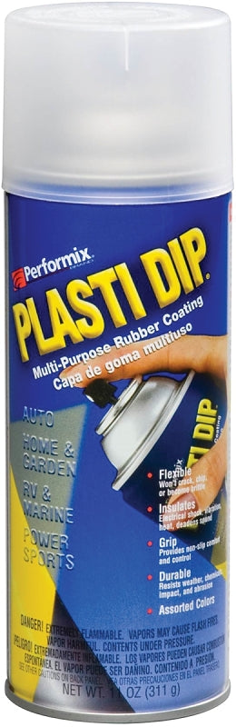Plasti Dip 11209-6 Rubberized Spray Coating, Clear, 11 oz, Can
