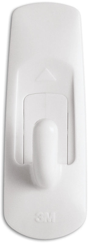 Command 17002-VP-6PK Utility Hook, 1/2 in Opening, 1 lb, 6-Hook, Plastic, White