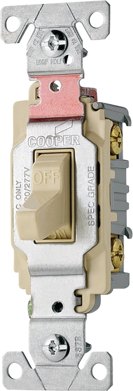 CS120V 20A TOGGLE SWITCH IVORY
