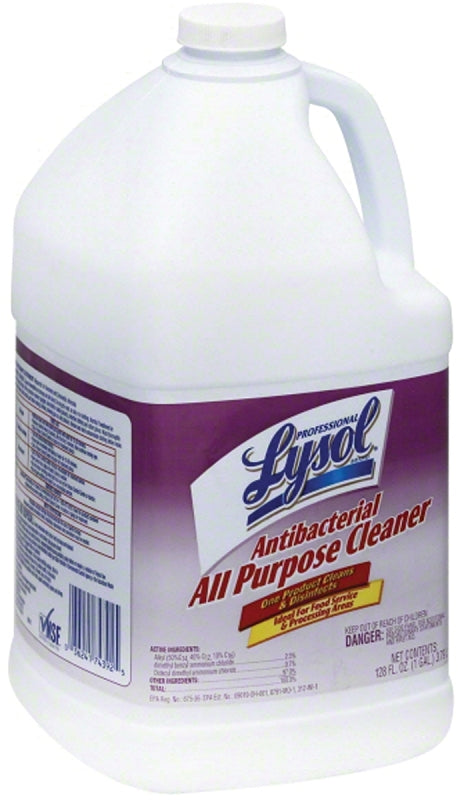 Lysol 74392 Disinfectant Cleaner, 1 gal, Liquid, Citrus, Green