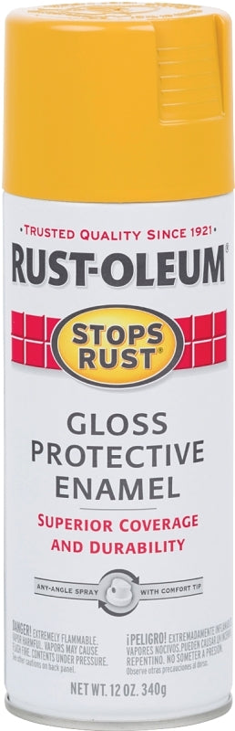 Stops Rust 298537 Rust Preventative Spray Paint, Gloss, Tuscan Sun, 12 oz, Can