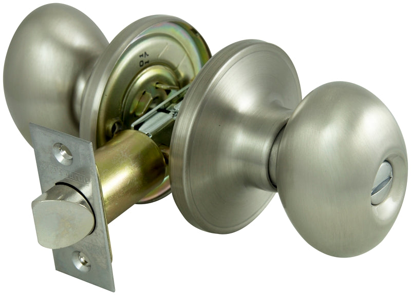 KNOB PRIVACY EGG SHAPE SATIN