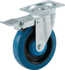 9262 WHEEL BLUE RUBBER W/ BRK