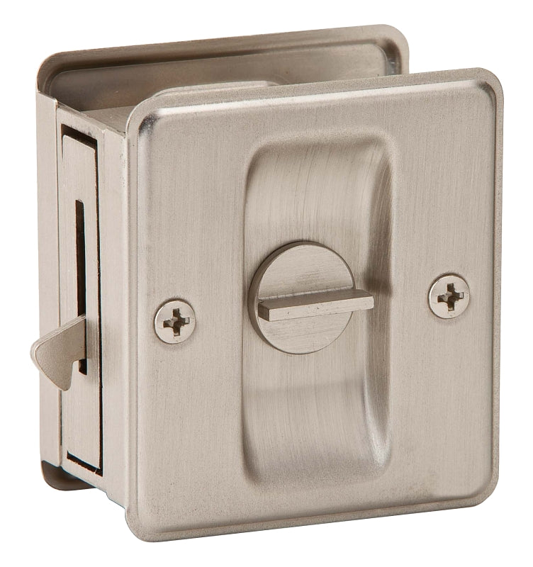 Schlage SC991B-619 Door Lock, Metal, Satin Nickel