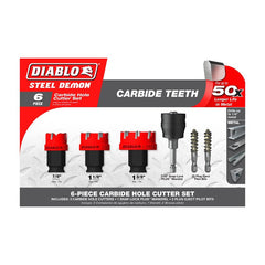 CUTTER HOLE SET CARBIDE TEETH