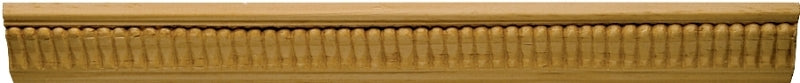 Waddell MLD358 Emboss Moulding, 96 in L, 1-1/4 in W, Pine Wood