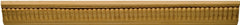 Waddell MLD358 Emboss Moulding, 96 in L, 1-1/4 in W, Pine Wood