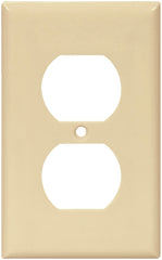 Arrow Hart 2000 Series 2132V-BOX Wallplate, 4-1/2 in L, 2-3/4 in W, 1-Gang, Thermoset, Ivory, High-Gloss