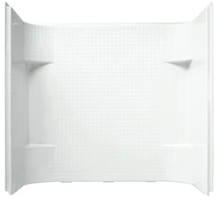 Sterling Accord Series 71144100-0 Bath/Shower Wall Set, 31-1/4 in L, 60 in W, 55 in H, Vikrell, Alcove Installation