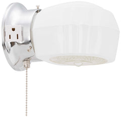 Boston Harbor W39CH01LS-34473L Bracket Wall Light Fixture, 60 W, 1-Lamp, A19 or CFL Lamp, Steel Fixture, Chrome Fixture