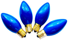Hometown Holidays 16470 Replacement Bulb, 7 W, Intermediate Lamp Base, Incandescent Lamp, Ceramic Blue Light