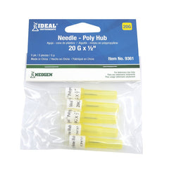 Neogen 9361 Hub Needle, 20 ga, 1/2 in L