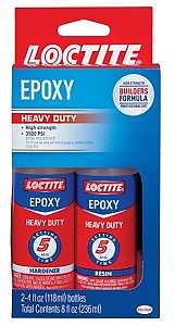 Loctite 1365736 Epoxy, Translucent Amber/Translucent Clear, Liquid, 8 fl-oz Carded