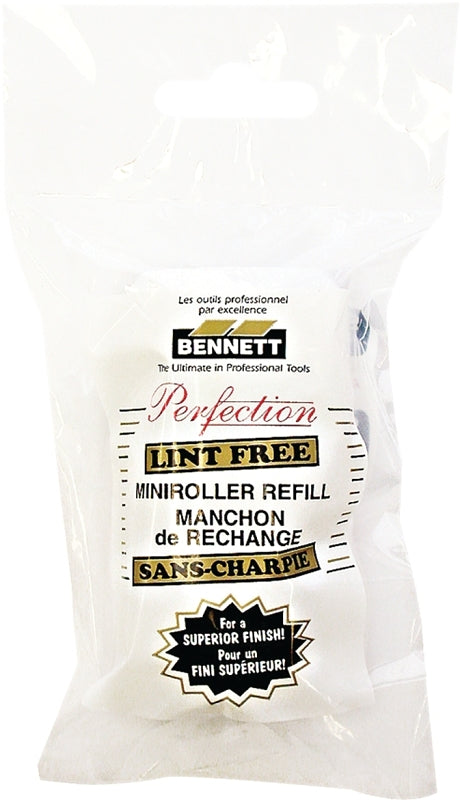 BENNETT 4INLF HI-PK Roller Refill, 10 mm Thick Nap, 100 mm L, Fabric Cover