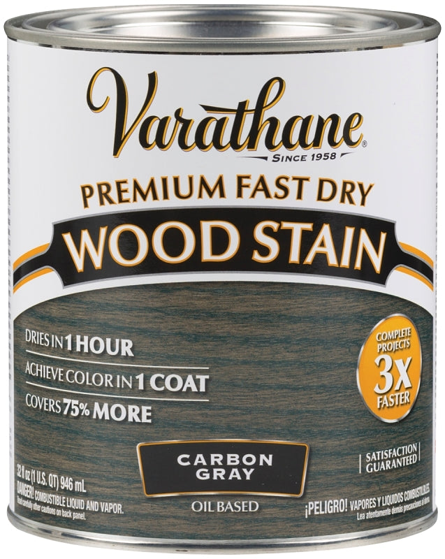 Varathane 304559 Stain, Carbon Gray, Liquid, 1 qt, Can