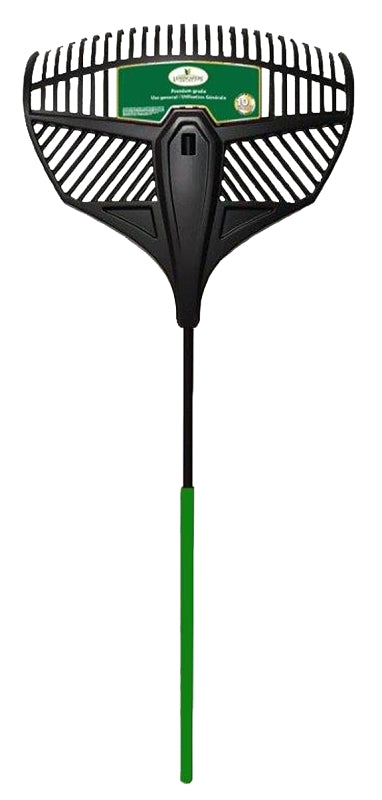 Landscapers Select 34867 Leaf Rake, Poly Tine, Steel Handle, 36 in L Handle