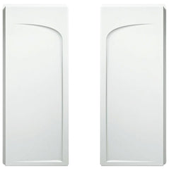 Sterling Ensemble 72205100-0 Shower End Wall Set, 72-1/2 in L, 34 in W, Vikrell, High-Gloss, Alcove Installation, White