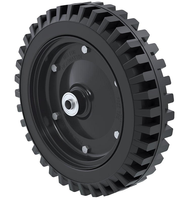 ProSource FTF13X3 Flat Free Tire, 600 lb, 2-Wheel, 13 x 3 in Wheel