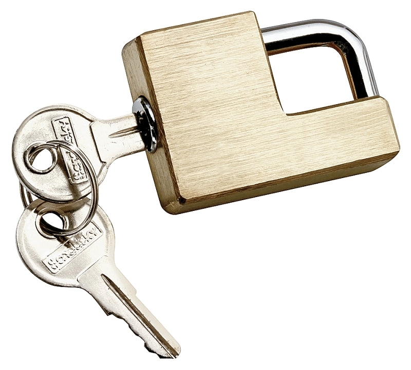 Reese Towpower 7005300 Universal Trailer Coupler Lock, Brass