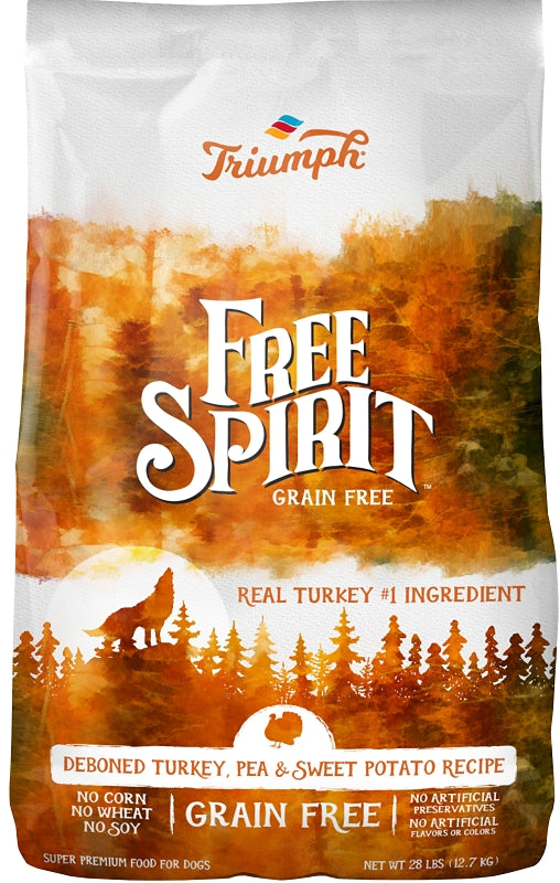 Triumph 39020 Dog Food, Turkey Flavor, 28 lb Bag