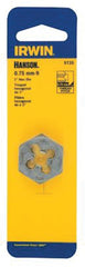 Irwin 9735 Metric Die, M9-0.75 Thread, Right Hand Thread, HCS