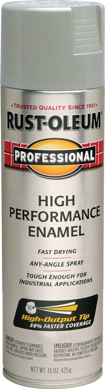Professional 7581838 Enamel Spray Paint, Gloss, Light Machine Gray, 15 oz, Can
