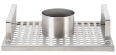 Omaha BBQ-22760 Chicken Roaster, 8-3/4 in L, Stainless Steel, Stainless Steel, Build-in Handle